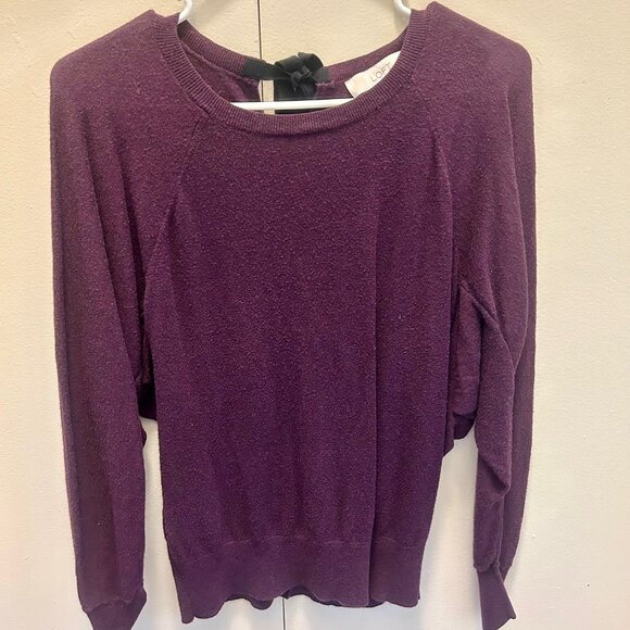 LOFT Sweaters - Ann Taylor Loft Sweater Purple Size S